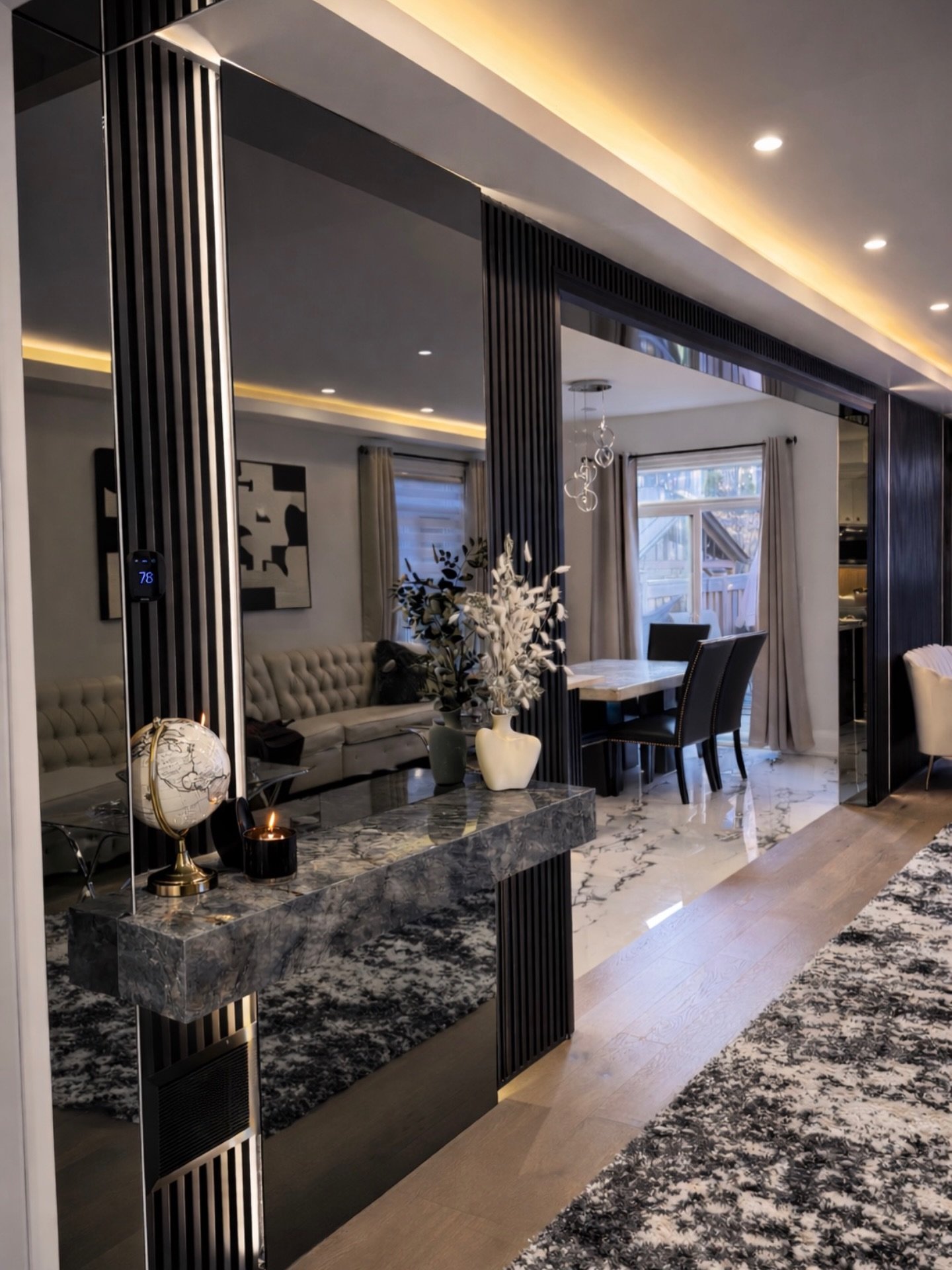 Custom home interior